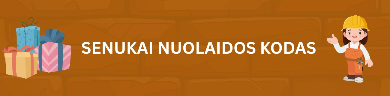 Senukai nuolaidos kodas